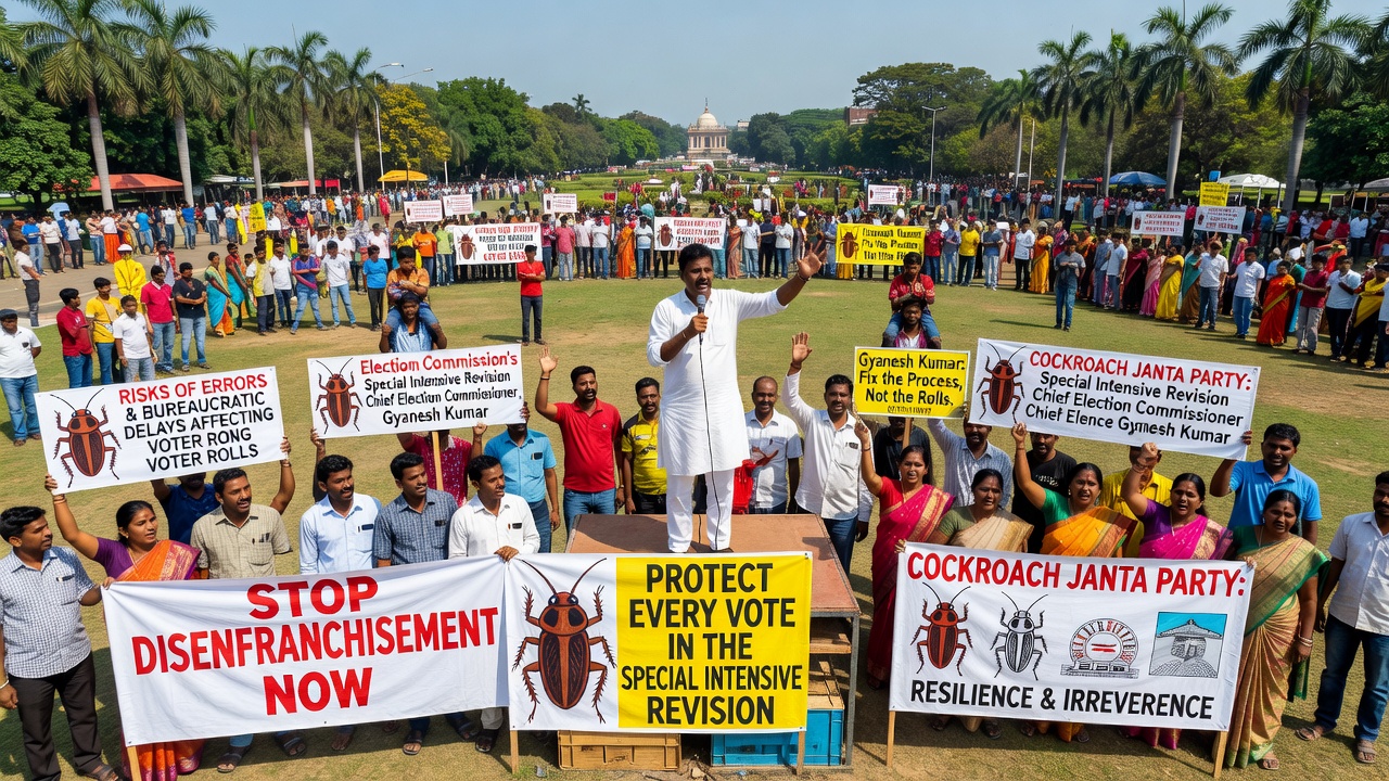 Protest Over Voter Roll Revision Spreads Beyond Mumbai