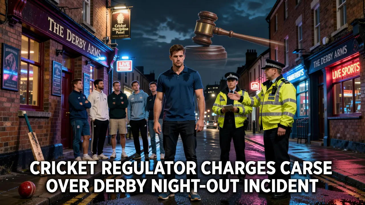 Cricket Regulator Charges Carse Over Derby Night-Out Incident