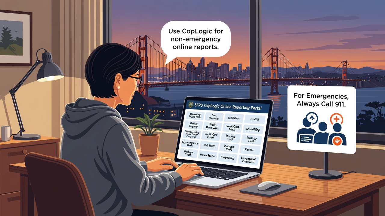 San Francisco Police Clarify Rules for Online Crime Reporting
