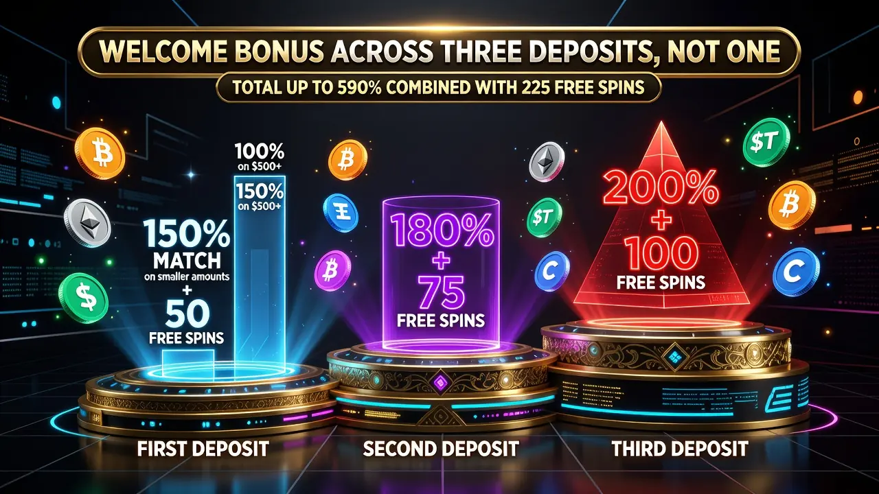 BetFury Structures Welcome Bonus Across Three Deposits, Not One